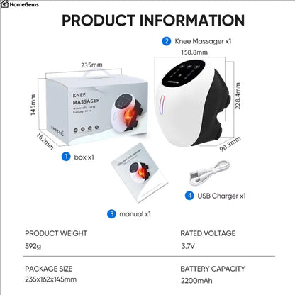 Smart Knee Massager - Advanced Pain Relief and Relaxation