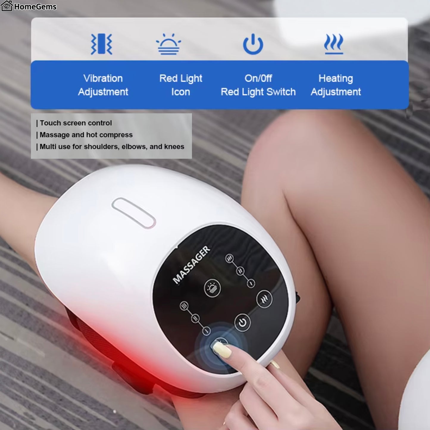 Smart Knee Massager - Advanced Pain Relief and Relaxation